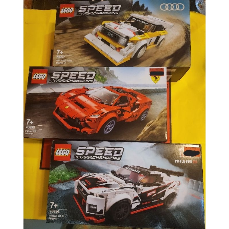 Retired Bundle buy Speed Champions Ferrari, Audi, Nissan 76895, 76896, 76897