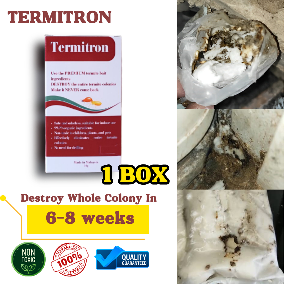 (1 BOX) TERMITRON/ Termite Baiting Station/ Umpan Anai-anai/ Eliminate ...