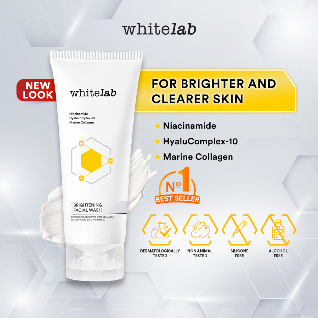 WHITELAB Brightening Facial Wash 100g | Shopee Malaysia