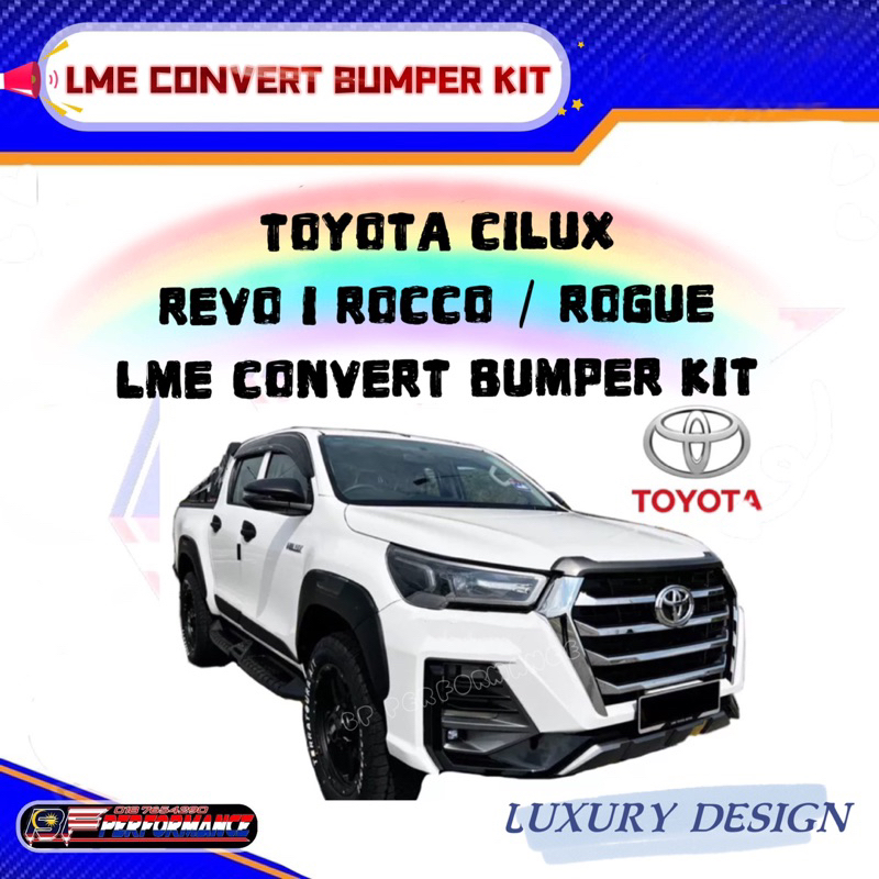 TOYOTA HILUX REVO ROCCO ROGUE LMJ FRONT BUMPER CONVERT KIT BODYKIT BF ...