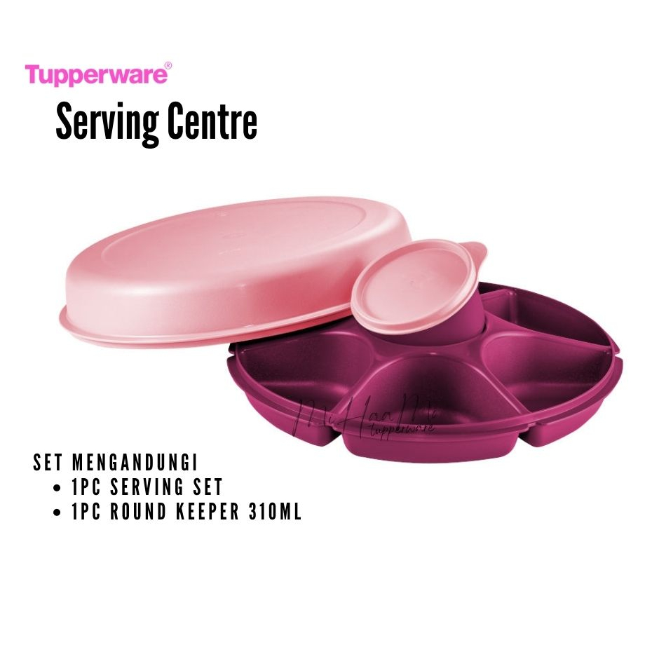 Tupperware Bekas Kuih Raya Serving Center Modular Carousel Airtight ...