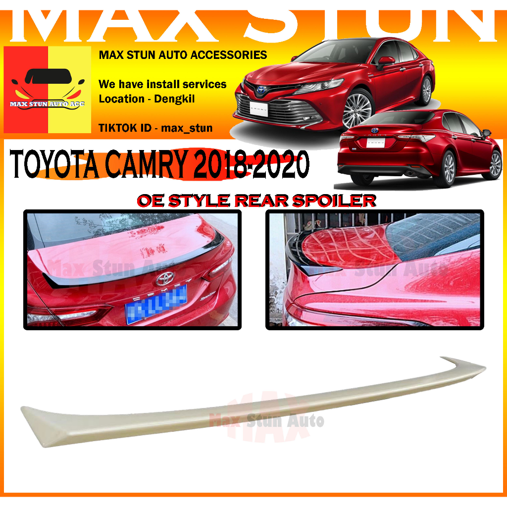TOYOTA CAMRY 20182020 OE SPOILER NEW CAMRY REAR TRUNK SPOILER DUCKTAIL