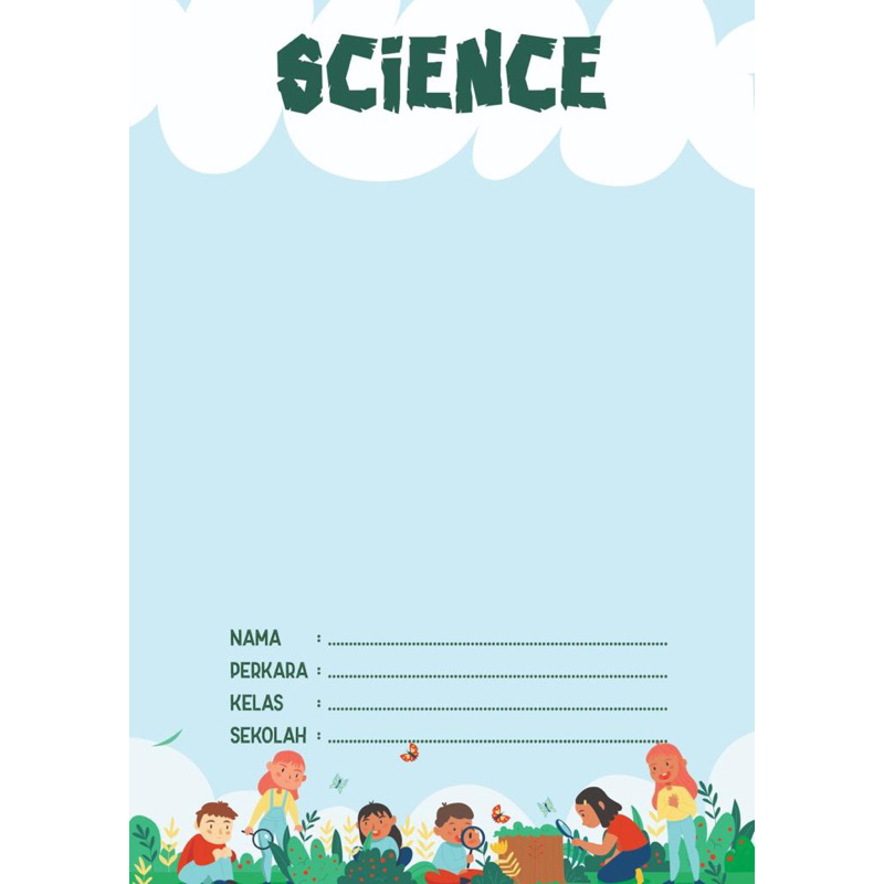Science A4 Binding Set With Pvc Cover/Buku Skrap/Buku Folio/集錦簿 ...