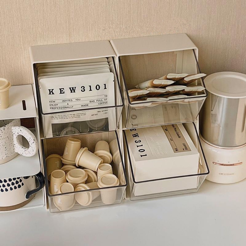 UKIYO Tea bag storage rack Tea bag organizer l Coffee bag holder