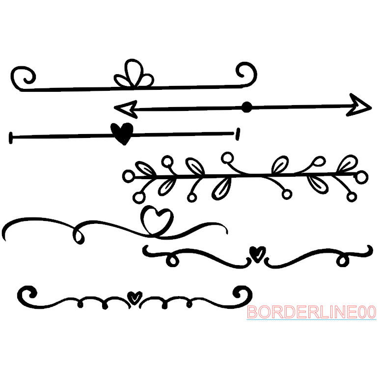 BORDER LINE PATTERN STICKER A4 SIZE FOR OTHERS | Shopee Malaysia
