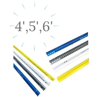 4', 5', 6' Slotted Angle Bar Besi Angle Rak Lubang | Shopee Malaysia