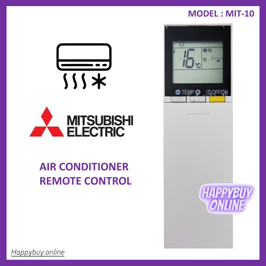 Mitsubishi Electric Air Conditioner Remote Control Mit10 Remote