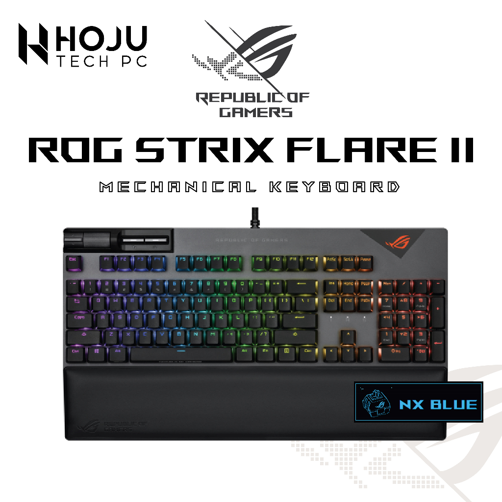 [Clearance] ROG Strix Flare II Gaming Keyboard (NX BLUE SWITCH ...