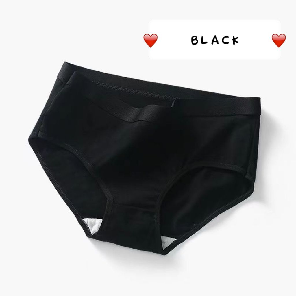 Ladies Mid Waist Cotton Panties Women's Breathable Cotton Briefs 💗Ready