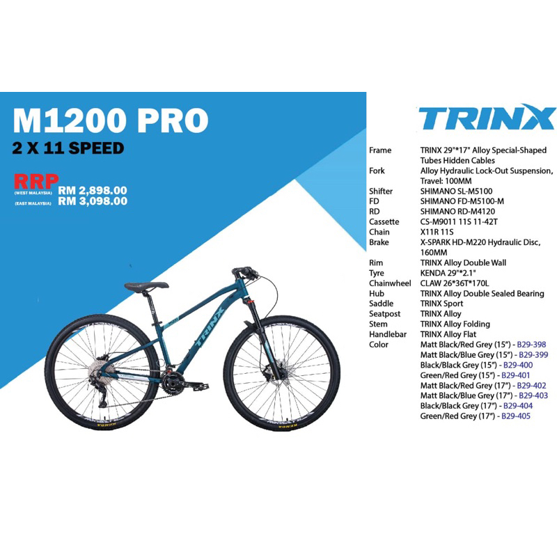 mtb trinx m1200