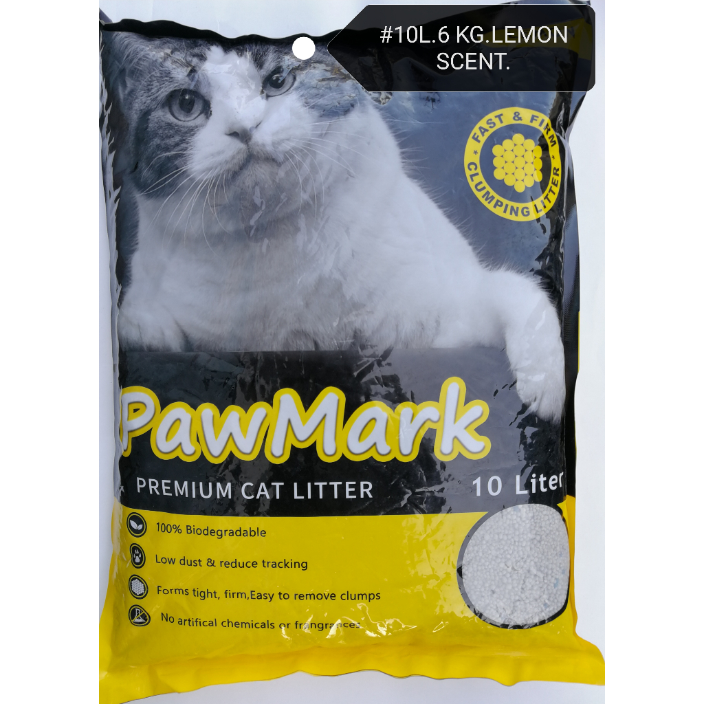 PawMark 10Litre Clumping Cat Litter Sand [Random Scent] Pasir Kucing
