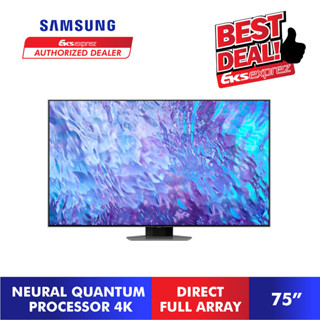 [FREE SHIP + BRACKET] QA75Q80CAKXXM Samsung Q80C QLED 4K Smart TV (75 ...