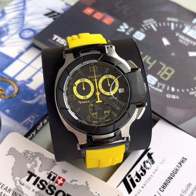 Tissot Original T Race Chronograph Mens Yellow T048.417.27.057.03