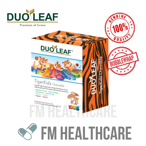 Duoleaf TigerKidz Chewable Tablet (2x60s) [Resdung, asthma, Batuk