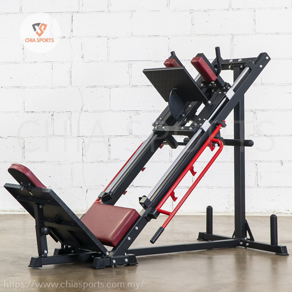 45° Leg Press Hack Squat Machine Plate Loaded Hamstrings Glutes