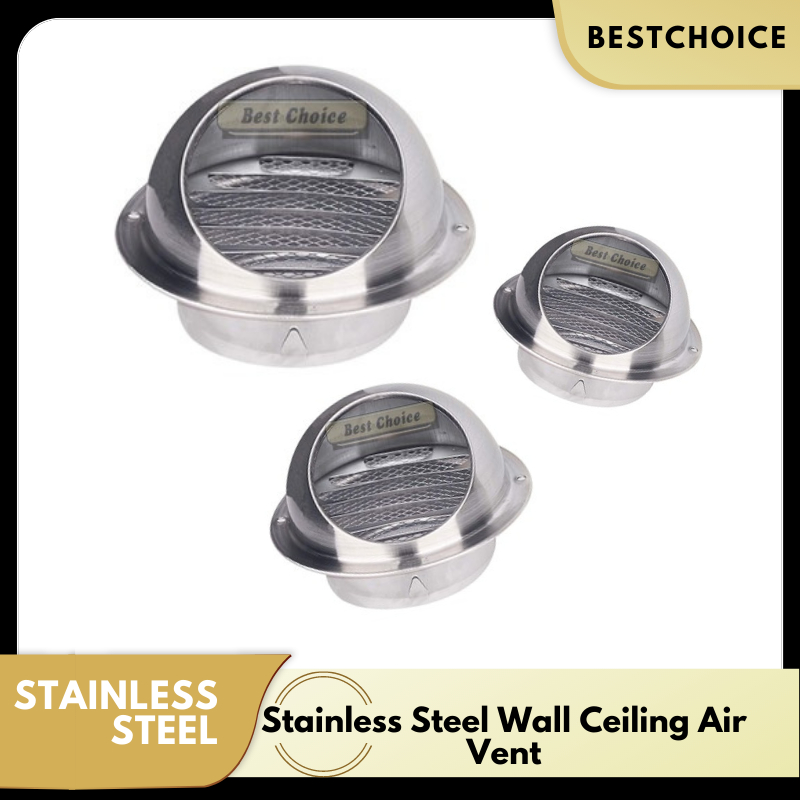 Ventilation Cover Wall Vent Gravity Flap Cover Stainless Steel Air Vent