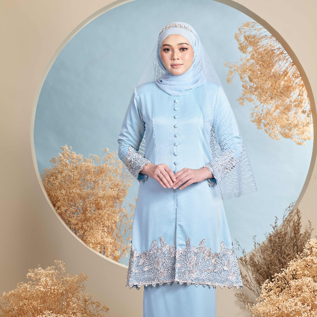 Gambar baju kurung Kebarung Dayang Majestic