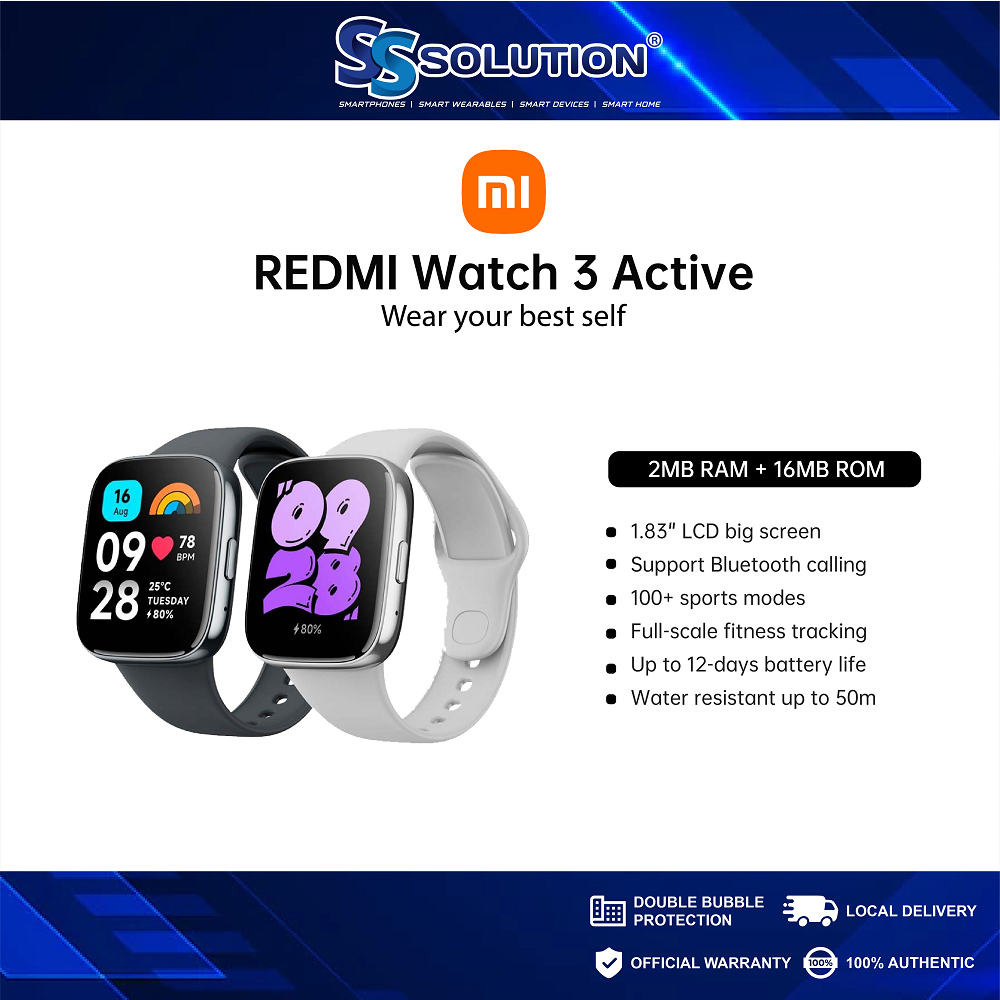 Redmi watch 3 Active Calling Smartwatch, Review, Xcessories Hub Pakistan