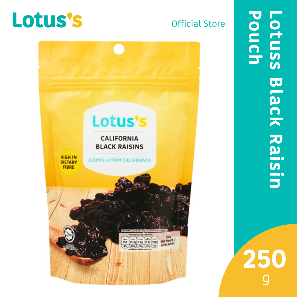 Lotuss Black Raisin Pouch (250g) | Shopee Malaysia