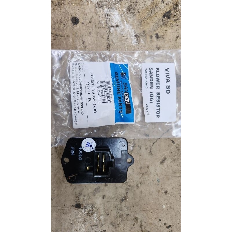 (ORIGINAL) SANDEN PERODUA VIVA AIRCOND BLOWER RESISTOR M154040010