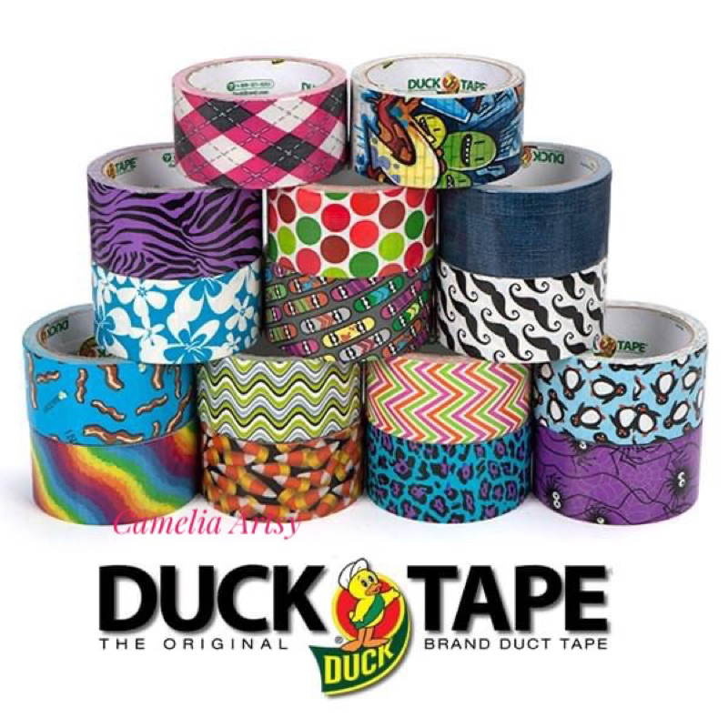 Duck Brand Printed Duct Tape 1.88 Inches x 10 Yards🔥offer🔥 Shopee
