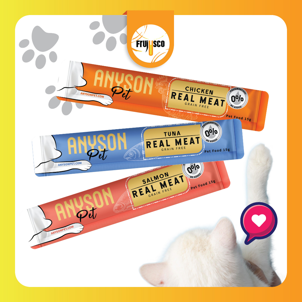 [1 Stick] Cat Snack Stick/ Treats Chicken / Tuna / Salmon Cat Wet