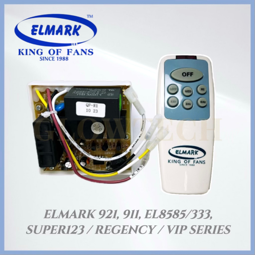 [ORIGINAL] ELMARK CeilingFan PCB/REMOTE/CAPACITOR for 921/911/8585/333
