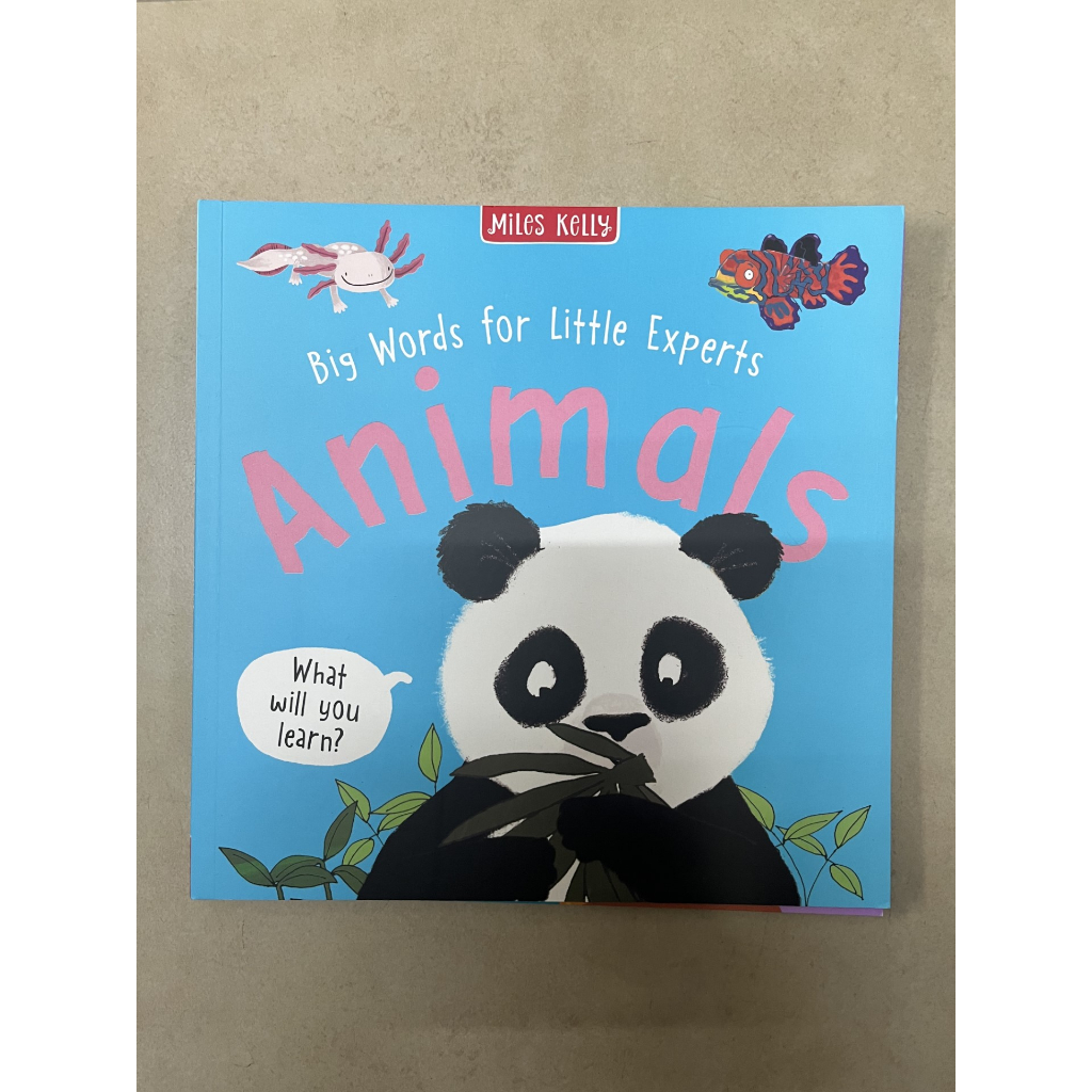 MILES KELLY ANIMALS BIG WORDS FOR LITTLE EXPERTS (NEW) | Shopee Malaysia