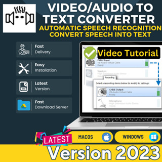 Video/Audio/Speech to Text Converter - Automatic speech recognition ...