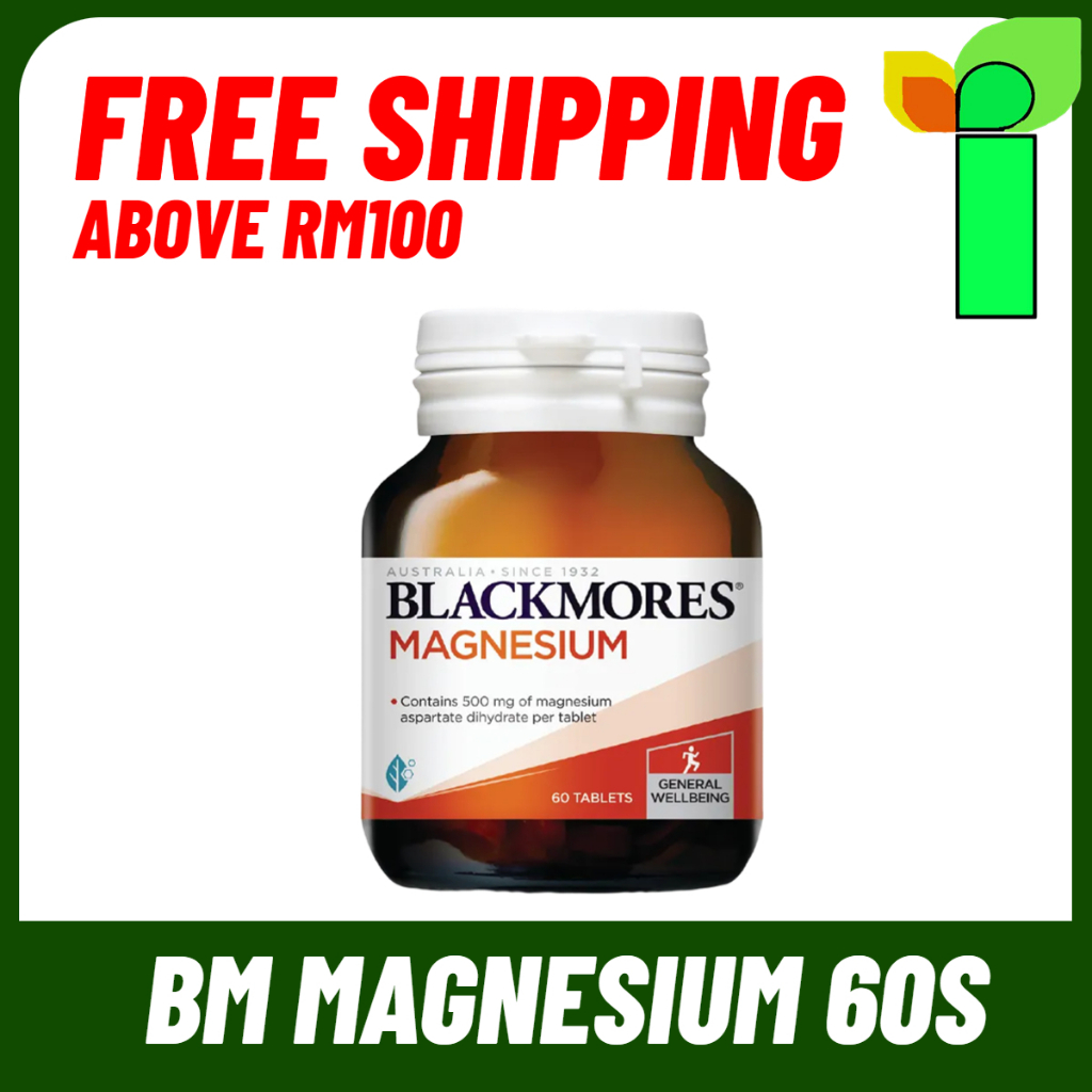 Blackmores Magnesium Tablets (60s)[exp:28/3/2025] | Shopee Malaysia