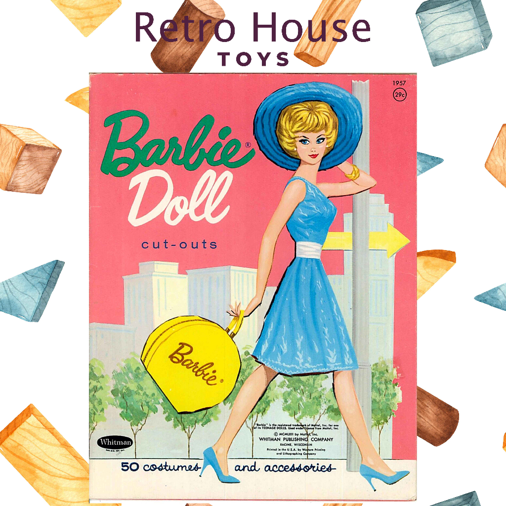 [PDF] Vintage Barbie Paper Doll: 1962 Barbie Doll Cut-Outs (Pink ...