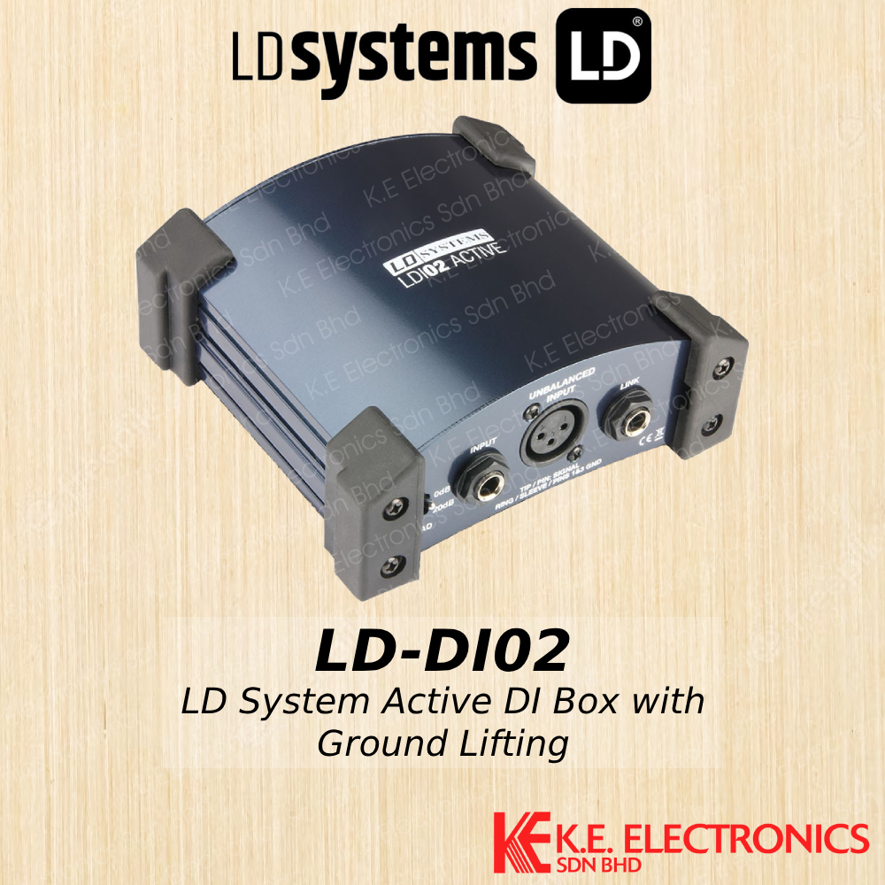 LD LDI02 System Single Channel Active DI Box with Ground Lift Shopee