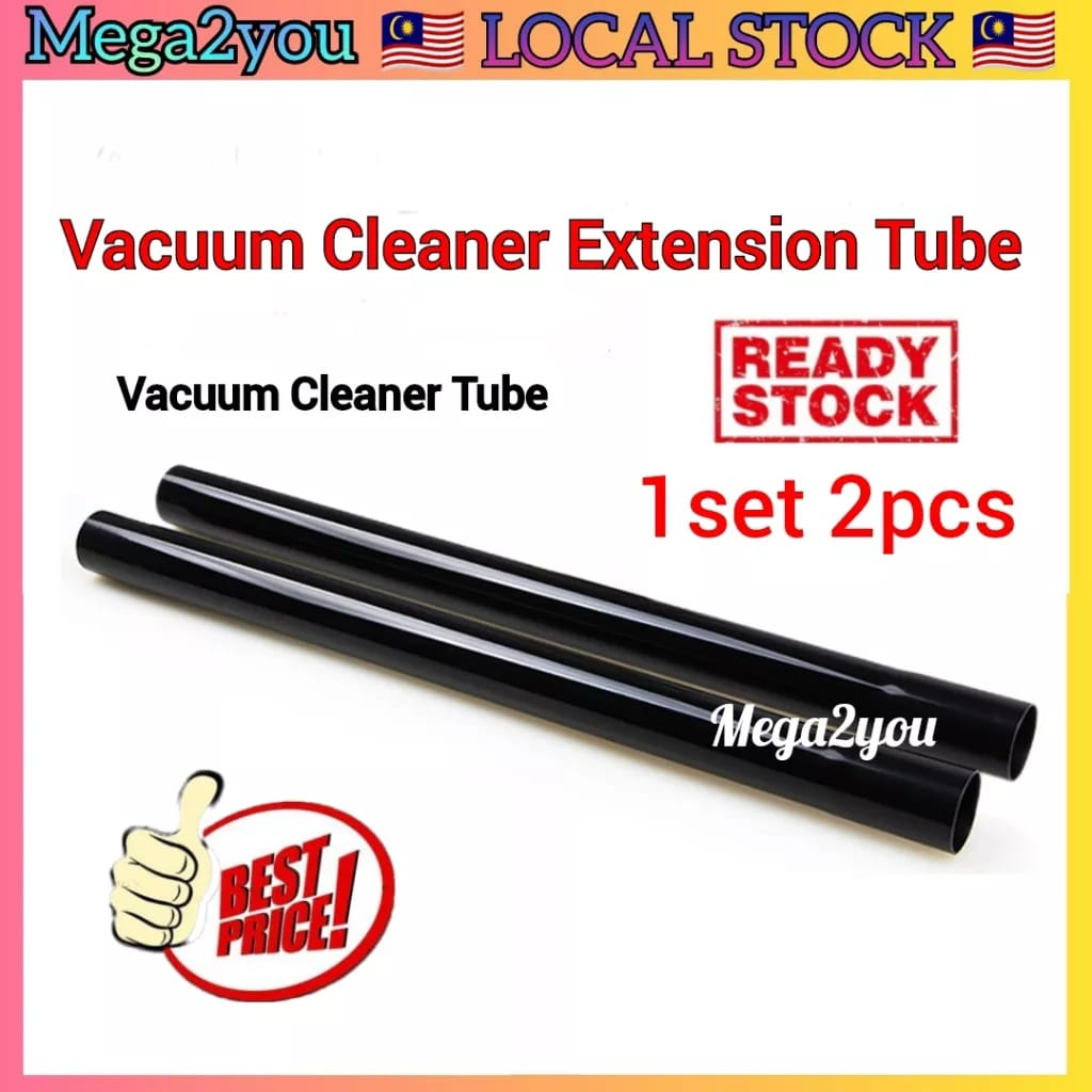 🔥2pcs🔥 Vacuum Cleaner Extension Tube Rod Pipe Nozzle Vacum Vakum Paip