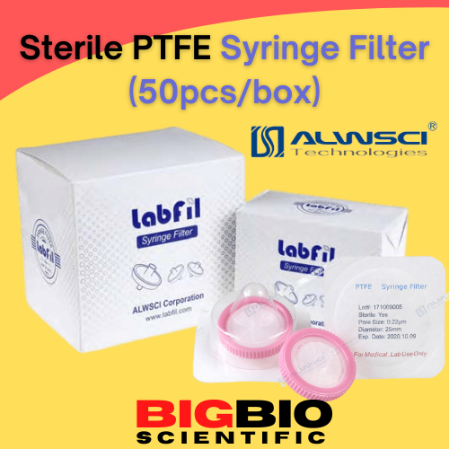Sterile PTFE Syringe Filter (0.22um)(50pcs/box) | Shopee Malaysia