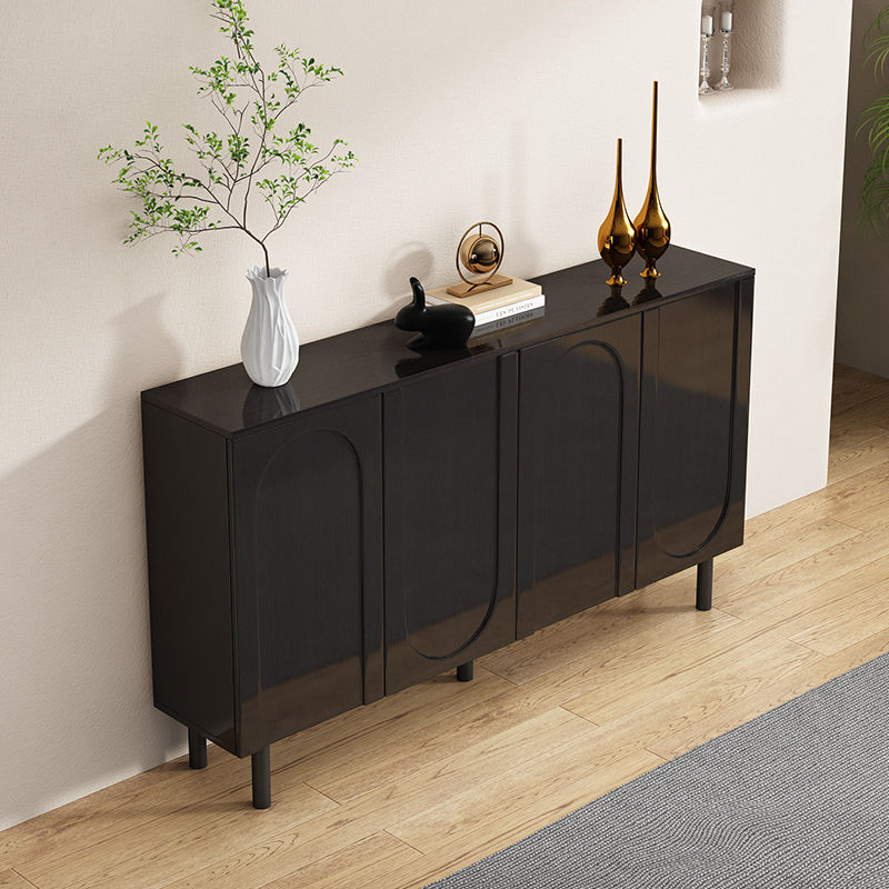 Nordic Style Black Color Sideboard / Shoe / Bedroom Living Room