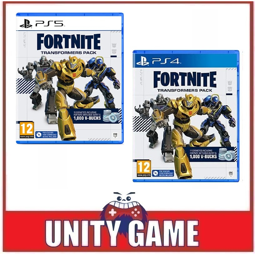 [pre Order] Ps4 Ps5 Fortnite Transformers Pack [code In Box] R2 Eng 13 10 2023 Shopee Malaysia