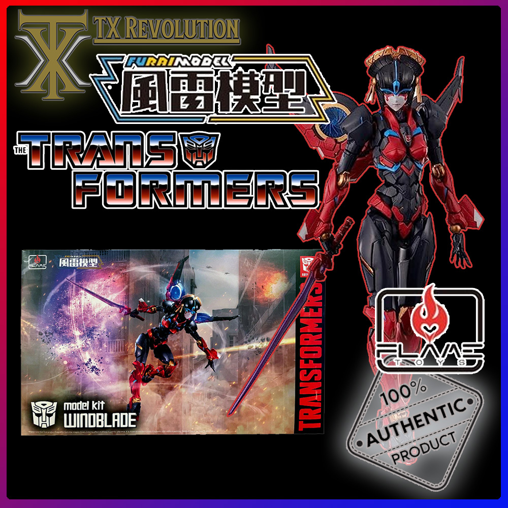Flame toys furai model windblade transformer model kit shopee malaysia