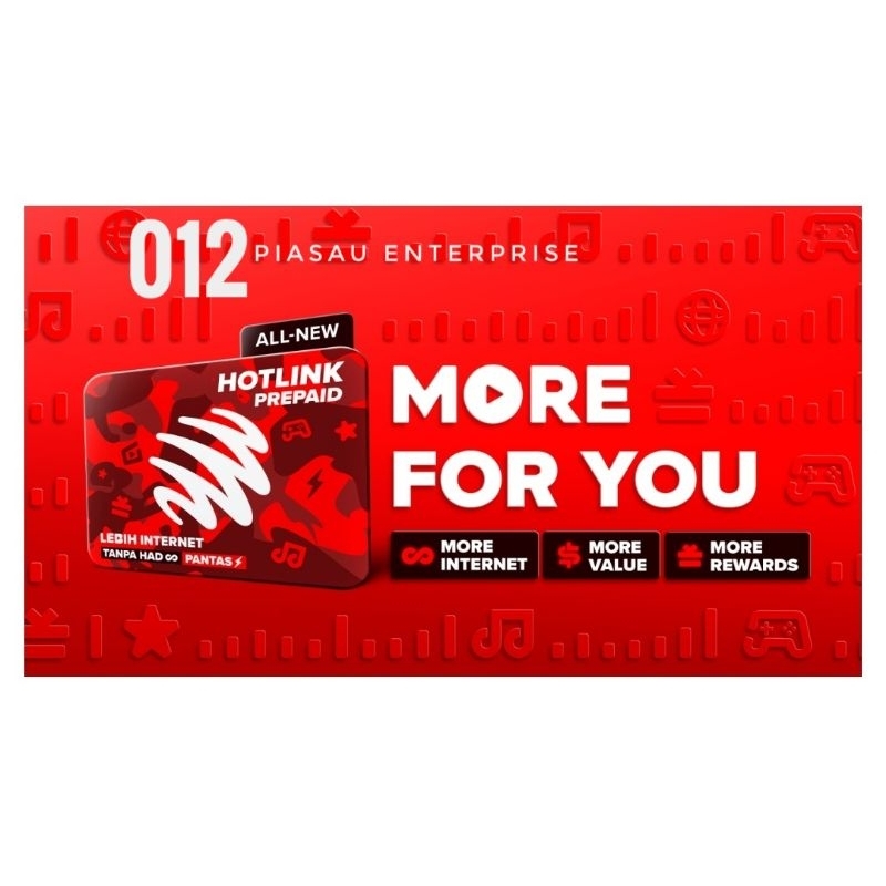 Maxis/Hotlink 012/017 SIM Card PREPAID Beautiful Number All In One Plan