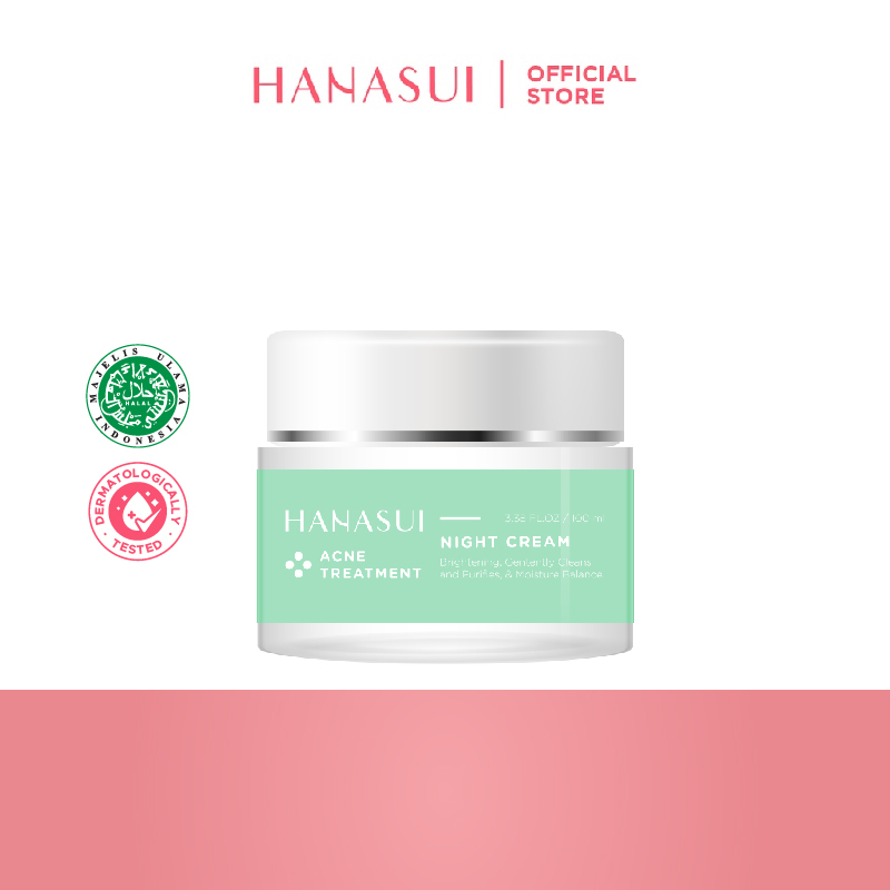 Hanasui Acne Treatment Night Cream (15g) | Shopee Malaysia