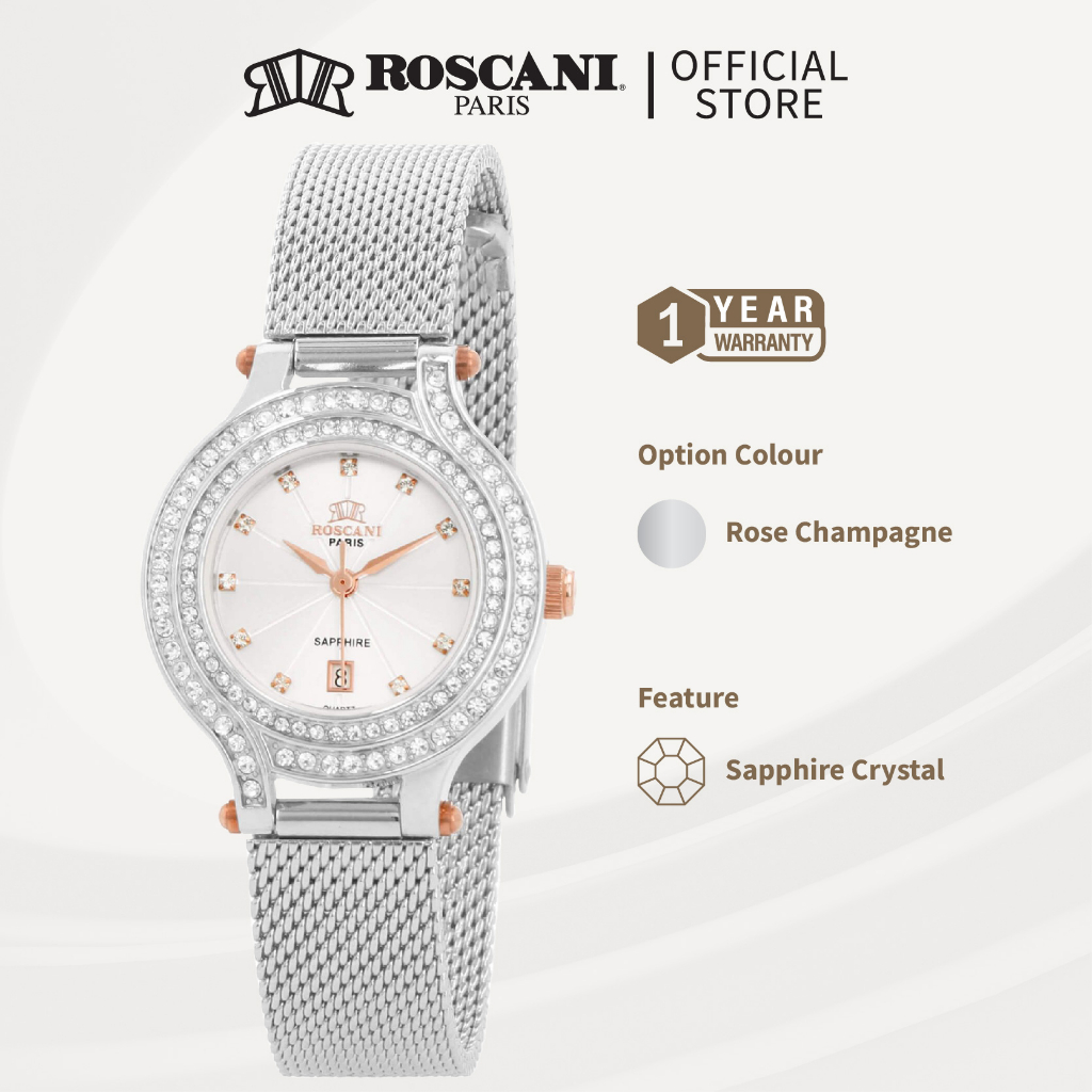 Roscani watch shop rose gold