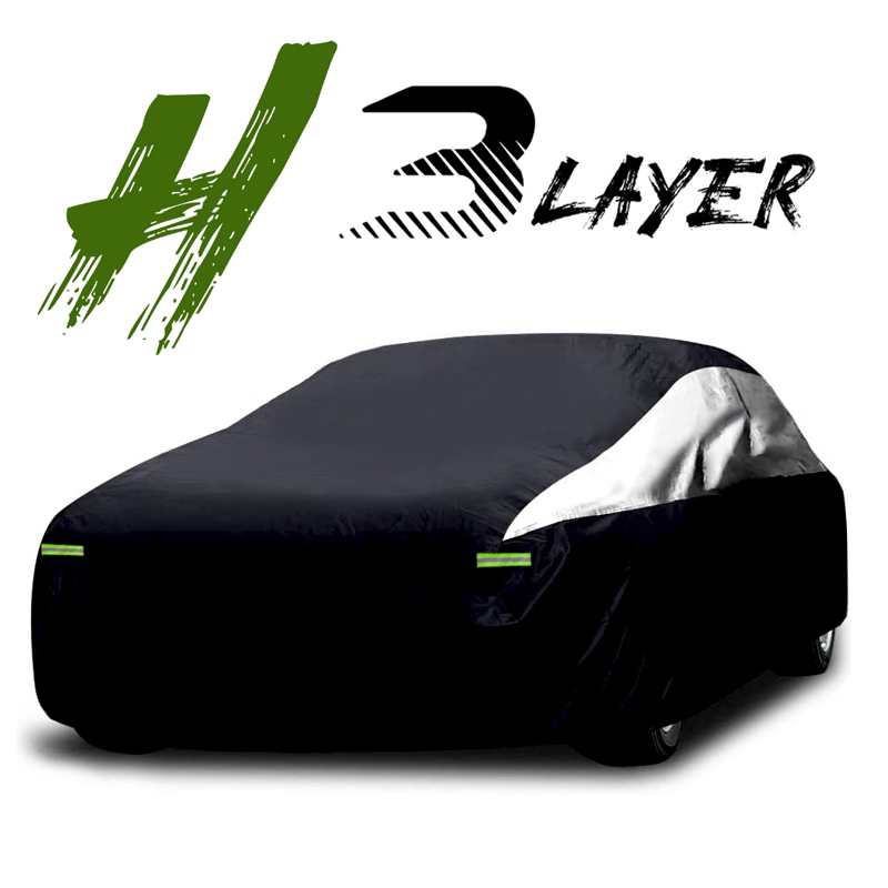 Uxcell All Seasons Waterproof Car Cover 3XL Car Cover Rain Sun