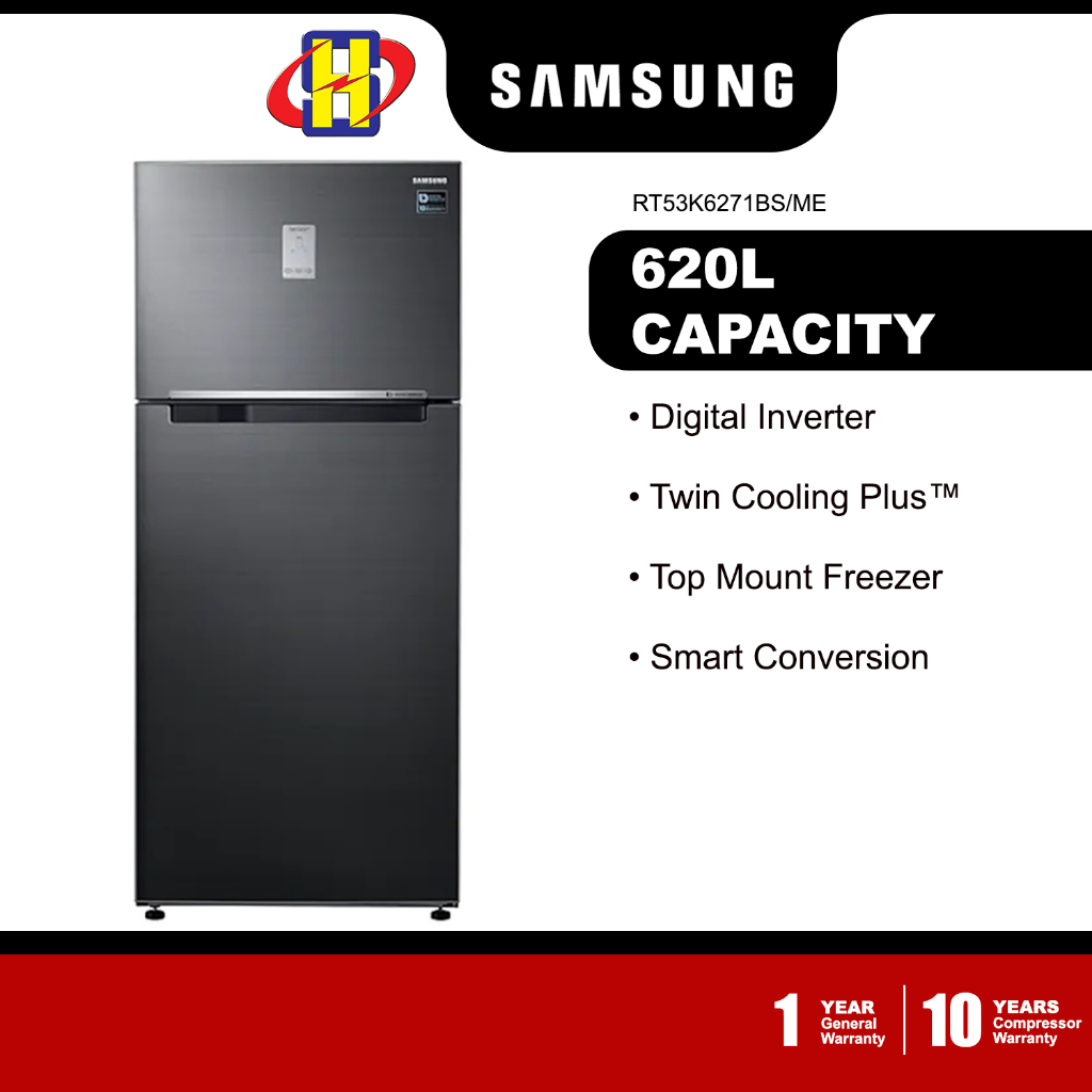 Samsung twin store fridge and freezer