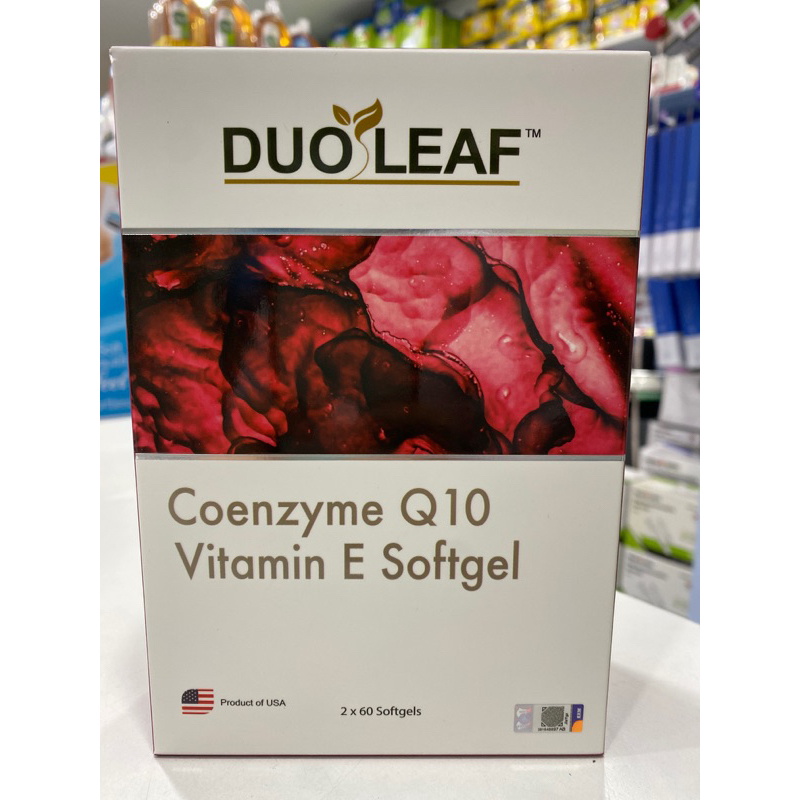 Duoleaf coenzyme Q10 vitamin E (2x60’s) Shopee Malaysia