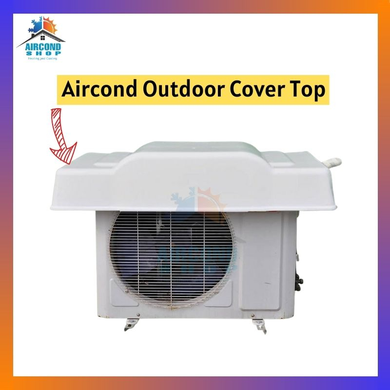 Outdoor Air Conditioner Compressor Cover Top 1.0Hp 2.5Hp Anti Rain