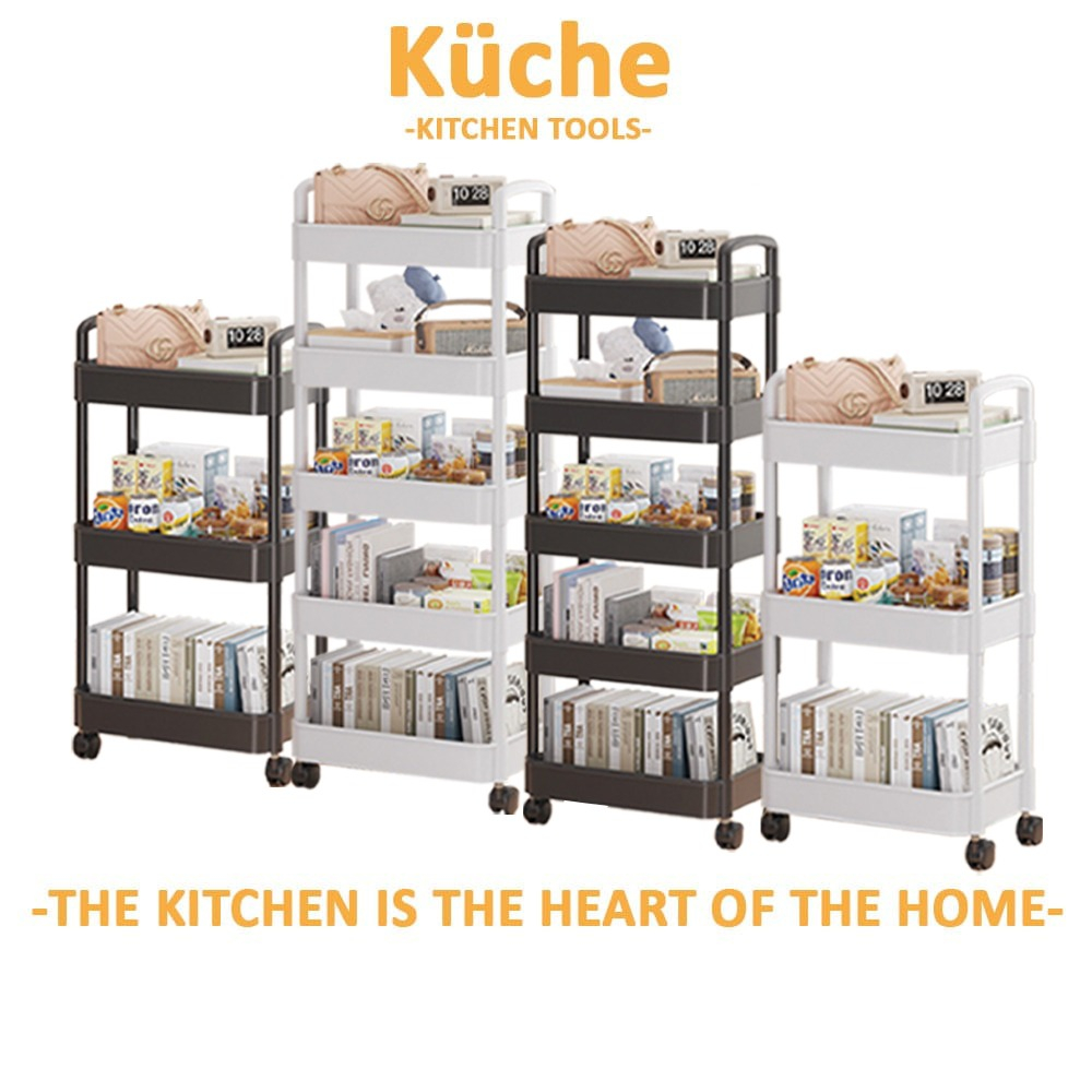 KUCHE Multifunction Storage Trolley Rack Portable Waterproof trolley ...