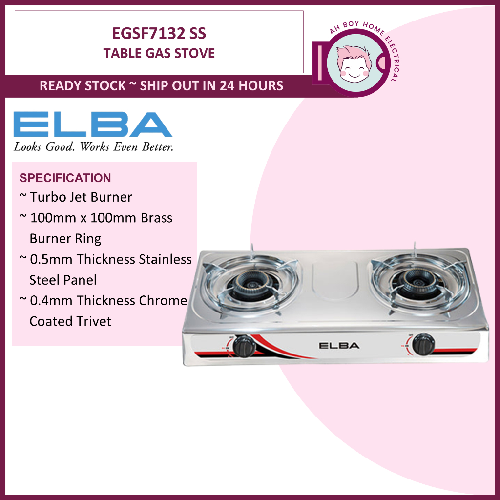 Elba Table Gas Stove EGSF7132(SS) Shopee Malaysia