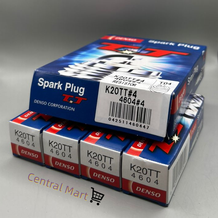 (100% Original) DENSO TT SPARK PLUG K20TT 4604 (4PCS) Vios Altis Camry ...