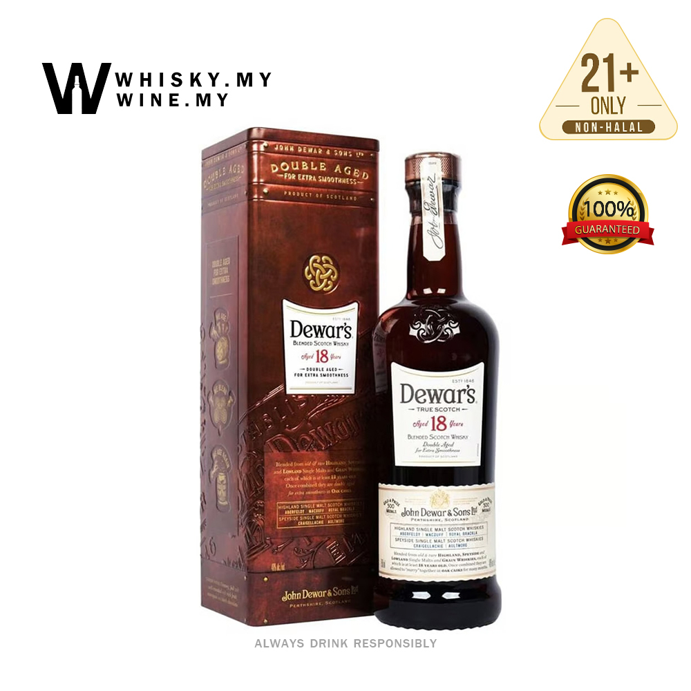 DEWAR’S 18 YEAR OLD (750ml) Shopee Malaysia