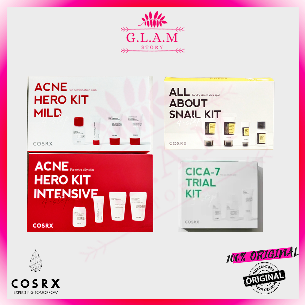 COSRX Acne Hero Kit Intensive / Mild / All About Snail 4 Step / Cica7