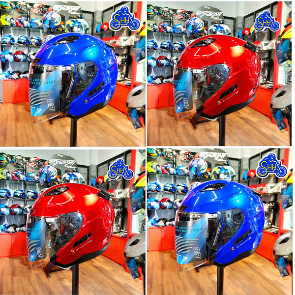DOUBLE VISOR HELMET SIRIM CHEAPEST G535 GRACSHAW JF4 SHOEI design